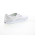 Фото #15 товара Vans Authentic VN000EE3W00 Mens White Canvas Lifestyle Sneakers Shoes