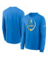 ფოტო #1 პროდუქტის Men's Powder Blue Los Angeles Chargers Icon Legend Long Sleeve Performance T-shirt