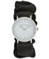 Фото #1 товара Наручные часы Laura Ashley женские с чёрным текстильным браслетом Scrunchy 35 мм