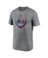ფოტო #3 პროდუქტის Men's Heathered Gray New York Giants Icon Legend Performance T-shirt