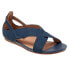 Фото #2 товара Softwalk Camilla S1903-483 Womens Blue Leather Strap Sandals Shoes