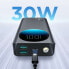 Фото #2 товара Powerbank z latarką 30W 20000mAh + kabel USB-A - USB-C 25cm czarny