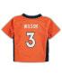 Фото #1 товара Infant Boys and Girls Russell Wilson Orange Denver Broncos Game Jersey