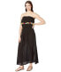 Фото #2 товара Bleu Rod Beattie 188850 Womens Fringe Dress Cover-Up Swimwear Black Size Large