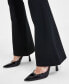 ფოტო #5 პროდუქტის Women's High-Rise Ponte Flare-Hem Pants, Created for Macy's