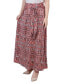 Фото #3 товара Women's Missy Maxi Skirt with Sash Waist Tie