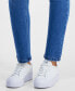 Фото #6 товара Juniors' Mid-Rise Straight-Leg Jeans