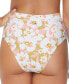 Juniors' Floral-Print Tropics High Waist Bikini Bottoms