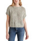 ფოტო #1 პროდუქტის Women's Wilson Short-Sleeve Sweater