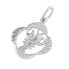 Фото #2 товара Silver pendant zodiac sign Cancer - four-leaf clover SILVEGOB10281S07