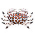 GABY The Calico Crab Medium White / Brown / Black - фото #2