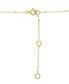 Lab-Grown Green Quartz Cluster Pendant Necklace, 16" + 2" extender, Created for Macy's