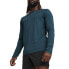 Фото #1 товара Puma Seasons Running Logo Crew Neck Long Sleeve Athletic T-Shirt Mens Blue Casua