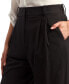 ფოტო #4 პროდუქტის Juniors' Pleated-Front Wide-Leg Pants