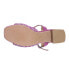 Diba True Tide Pool Block Heels Womens Purple Casual Sandals 68927-500