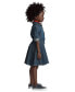 Toddler and Little Girls Belted Cotton Chino Shirtdress