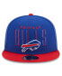 Men's Royal, Red Buffalo Bills Headline 9FIFTY Snapback Hat - фото #2