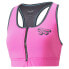Puma Bfb Front Zip Bra Womens Pink Casual 52263094