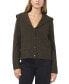 Women's V-Neck Collared Cardigan