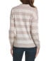 Фото #2 товара Forte Cashmere Easy Stripe Cashmere Polo Shirt Women's Xs