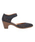 ფოტო #2 პროდუქტის Women's Cindie Round Toe Block Heel Dress Pumps