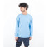 Фото #2 товара Рашгард HURLEY Everyday Hybrid Upf Ls UV с длинным рукавом - Bliss Blue