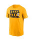 Men's Gold Pittsburgh Steelers Local Essential T-shirt