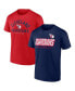 Фото #2 товара Men's Navy, Red Cleveland Guardians Player Pack T-shirt Combo Set