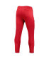 Фото #2 товара Брюки Adidas Темно-красные для мужчин - Indiana Hoosiers AEROREADY суженные
