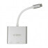 Фото #2 товара USB-разветвитель Ibox IUH3CFT1 Белый Серебристый
