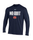 ფოტო #3 პროდუქტის Men's Navy Auburn Tigers Shooter Performance Long Sleeve T-shirt