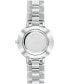 ფოტო #3 პროდუქტის Women's Swiss Faceto Diamond (1/4 ct. t.w.) Stainless Steel Bracelet Watch 28mm