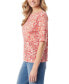 ფოტო #3 პროდუქტის Women's Alanis Boat Neck Elbow-Sleeve T-Shirt