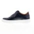 Фото #5 товара Bruno Magli Falcone BM1FCNN0 Mens Blue Leather Lifestyle Sneakers Shoes 11.5