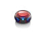 Lenco SCD-550 - FM - CD,CD-R,CD-RW - LCD - Red - AC/Battery