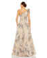 ფოტო #3 პროდუქტის Women's Embellished One Shoulder A Line Gown