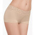 Фото #1 товара Maidenform 257346 Womens Cotton Dream Boyshort With Lace Underwear Size X-Large