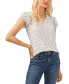 ფოტო #1 პროდუქტის Women's Flutter Sleeve Bella Ditsy Yoryu Blouse