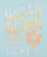 ფოტო #3 პროდუქტის Big Girls Ocean Beach Short Sleeve T-shirt