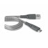 Фото #2 товара USB-кабель BigBen Connected FPCBLMIC1.2MG Серый 1,2 m (1 штук)