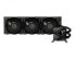 Фото #3 товара MSI MAG CORELIQUID P360 Liquid CPU Cooler '360mm Radiator - 3x 120mm PWM Fan - Noise Reducer connector - Compatible with Intel and AMD Platforms - Latest LGA 1700 ready' - All-in-one liquid cooler - 78.73 cfm - Black