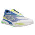 Фото #3 товара Puma RsFast Paradise Lace Up Mens Blue, White Sneakers Casual Shoes 382622-01