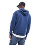 Фото #8 товара Hollister relaxed fit hoodie with embroidered chest logo in blue