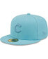 ფოტო #4 პროდუქტის Men's Light Blue Chicago Cubs Color Pack 59FIFTY Fitted Hat