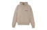 Fear of God Essentials Beige Linen Logo Pullover Hoodie FOG-FW21-106