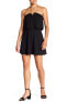 Love...Ady 157568 Women's Strapless V-Cutout Popover Dress Black Sz. Small