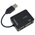 Фото #1 товара LogiLink USB 2.0 4-Port Hub - 480 Mbit/s - Black - Windows 98SE/ME/200/XP/Vista/2003/7 - 450 g