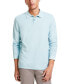 Фото #1 товара Men's Classic-Fit Solid Long-Sleeve Polo Shirt, Created for Macy's
