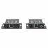 Фото #5 товара Manhattan 4K HDMI over Ethernet Extender Kit - Extends 4K@30Hz signal up to 40m or a 1080p@60Hz signal up to 70m with a single Cat6 Ethernet Cable - Transmitter and Receiver - Power over Cable (PoC) - Black - Three Year Warranty - Box - 3840 x 2160 pixels - AV tran