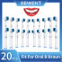 Фото #1 товара Насадка для электрической зубной щетки Genkent 20 X Toothbrush Heads Replacement Teeth Cleaner Compatible With Oral B Braun